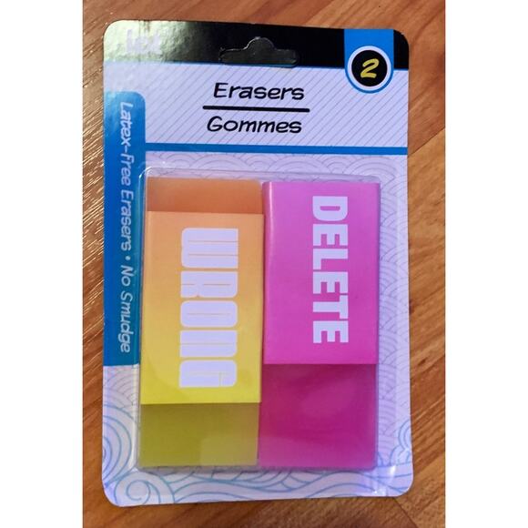 Set of 2 Big Erasers‎ - Picture 1 of 1